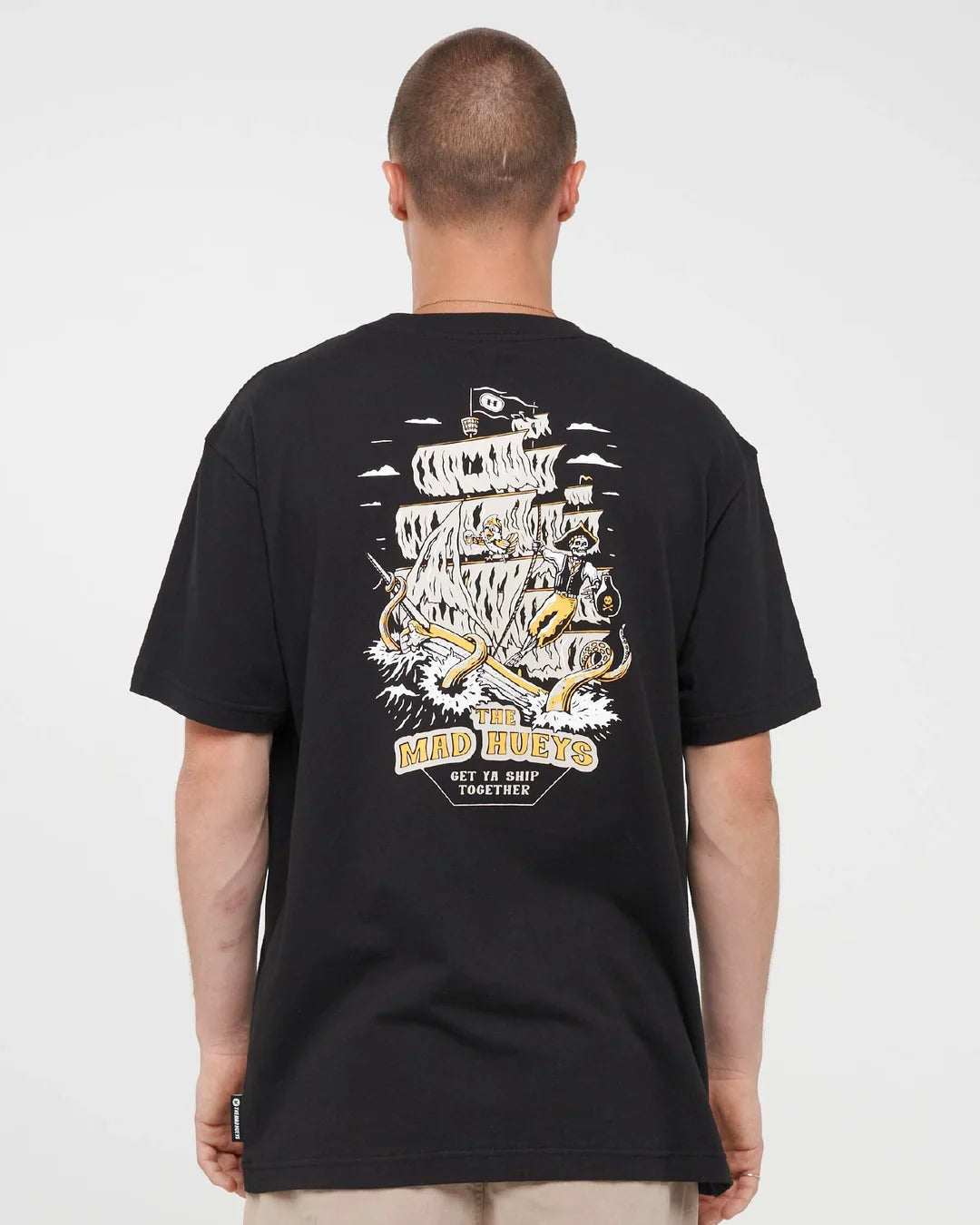 The Mad Hueys Get Ya Ship Short Sleeve Tee | Black