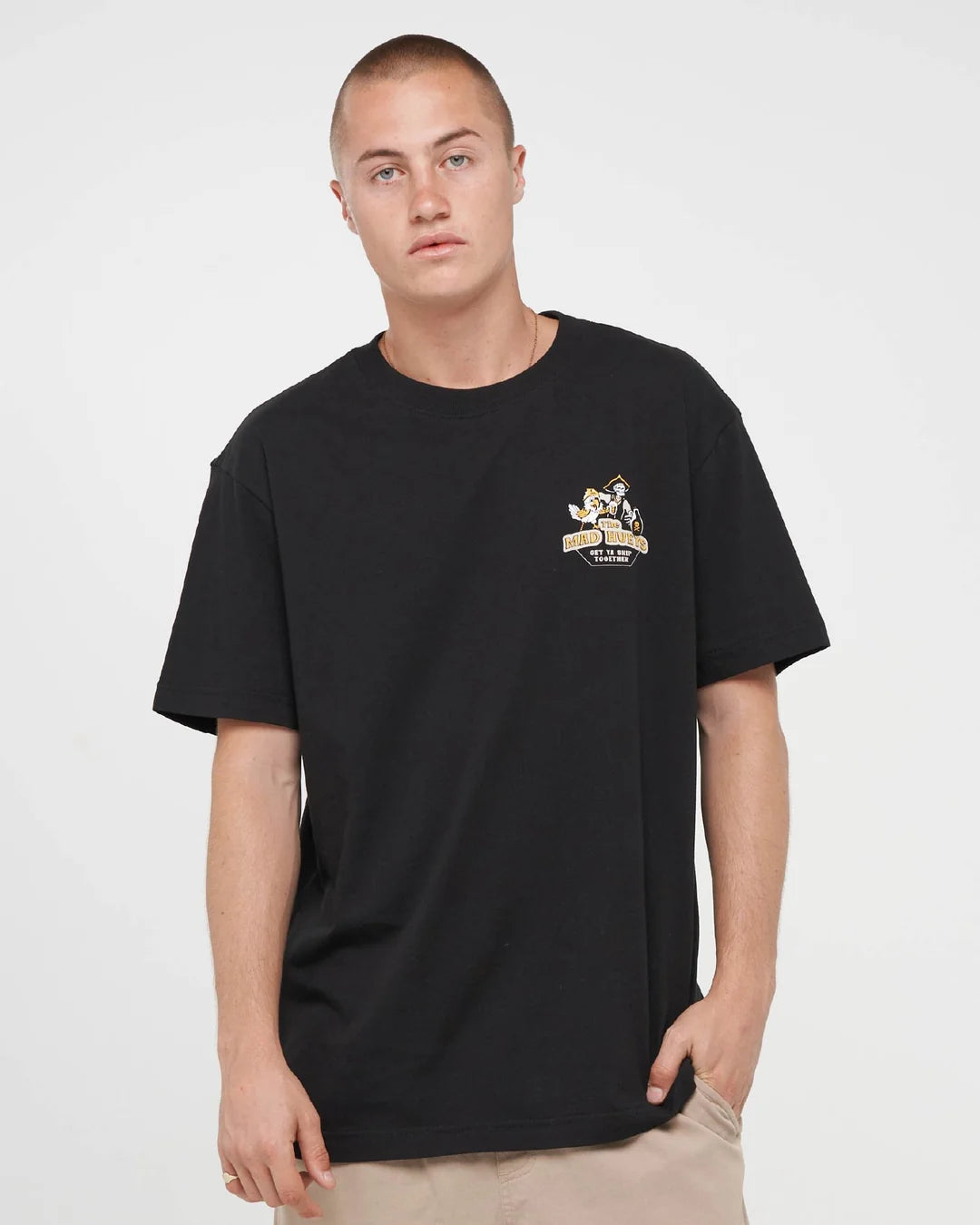 The Mad Hueys Get Ya Ship Short Sleeve Tee | Black