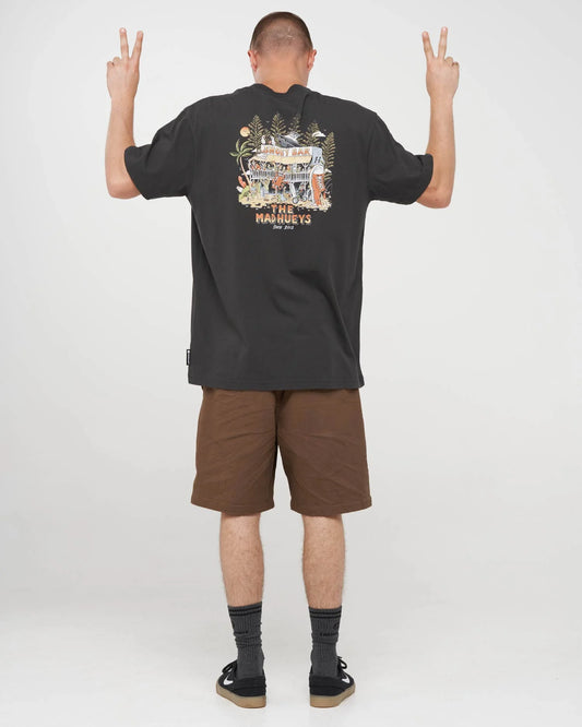 The Mad Hueys Shoey Bar Short Sleeve Tee | Vintage Black