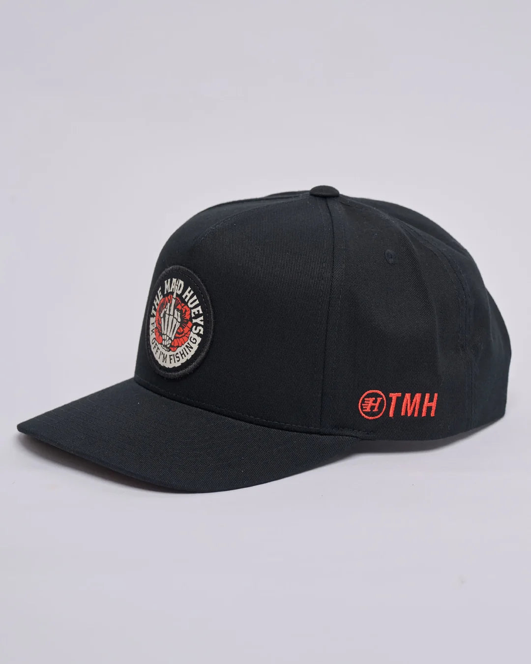 The Mad Hueys Shield Fk Off Twill Snapback | Black