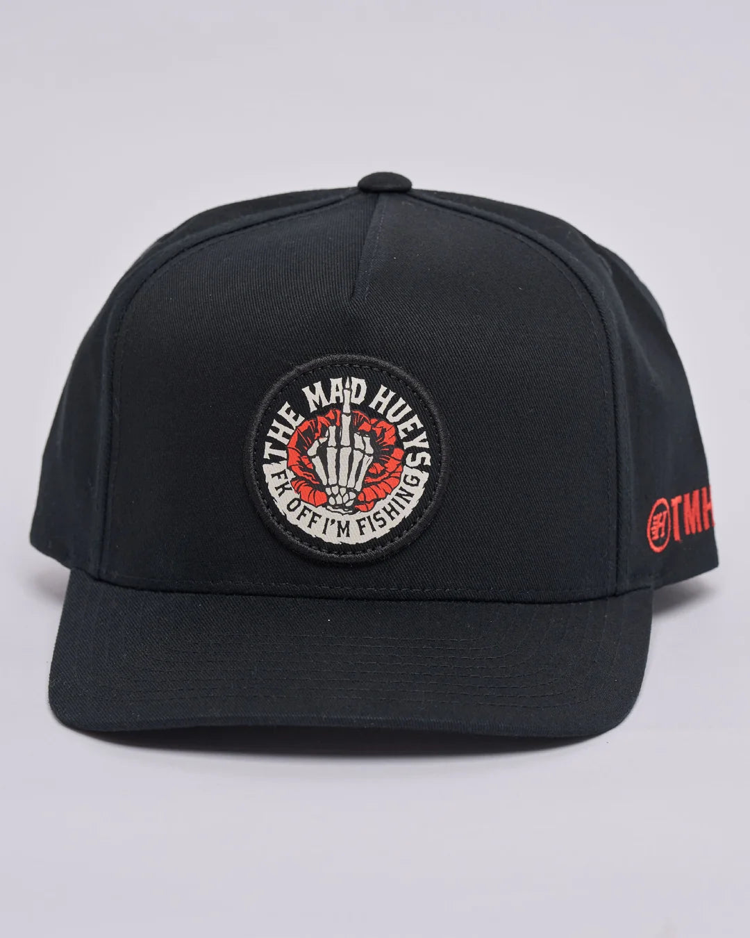 The Mad Hueys Shield Fk Off Twill Snapback | Black