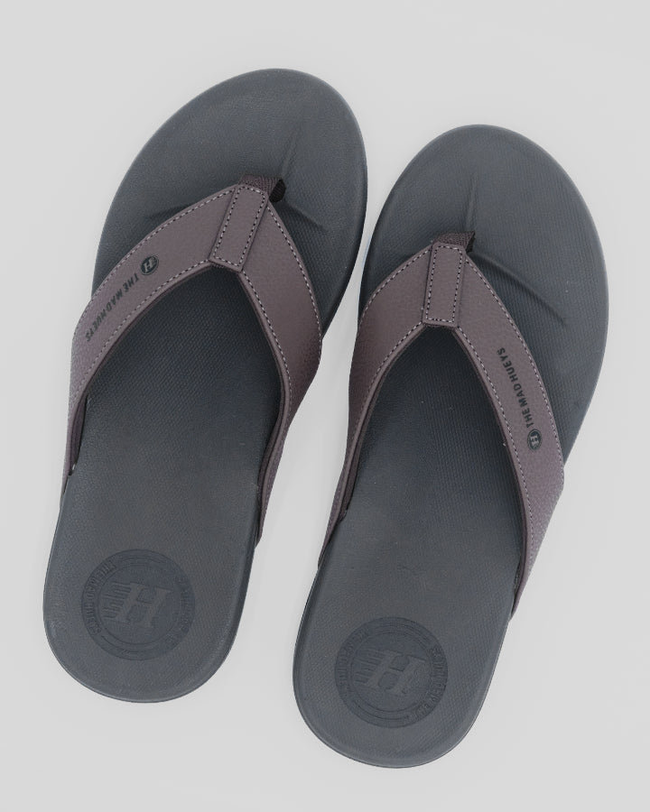 The Mad Hueys Laid Back Wide Strap Thongs | Tan