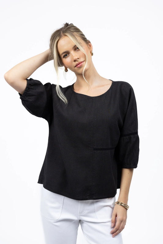 HUMIDITY MILLIE TOP BLACK