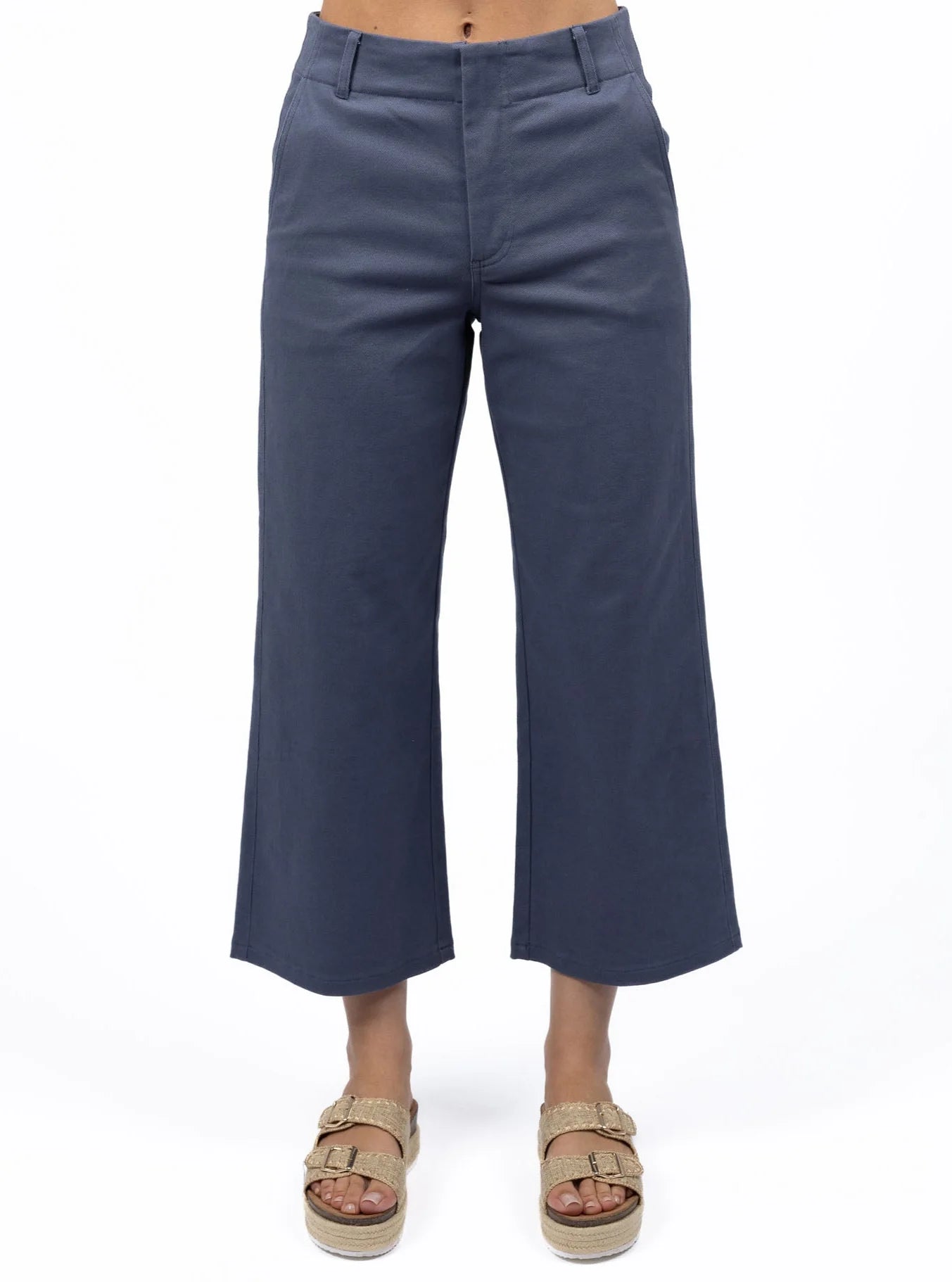 HUMIDITY MARGOT DRILL PANT STEEL BLUE