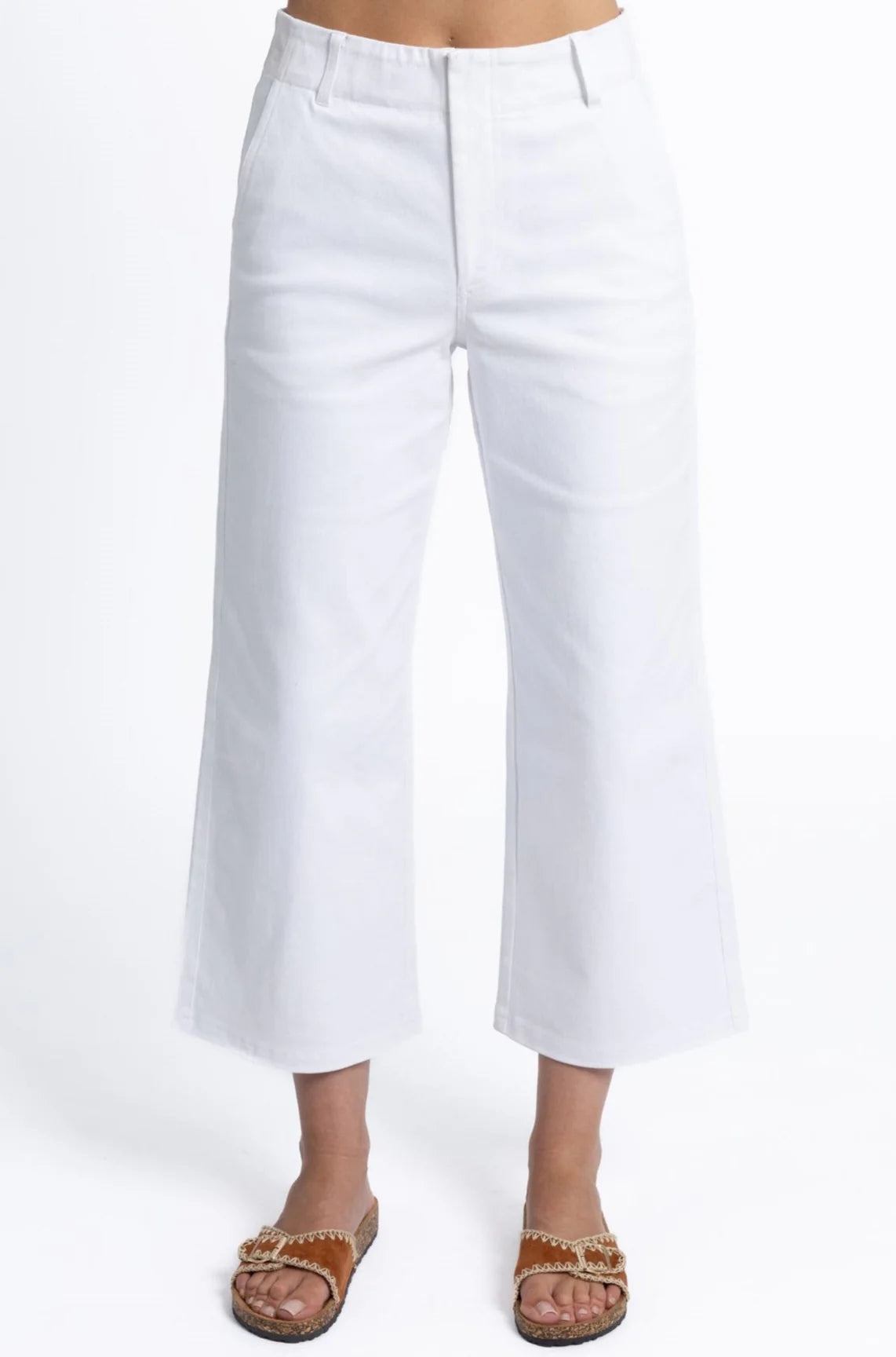 HUMIDITY MARGOT DRILL PANT WHITE
