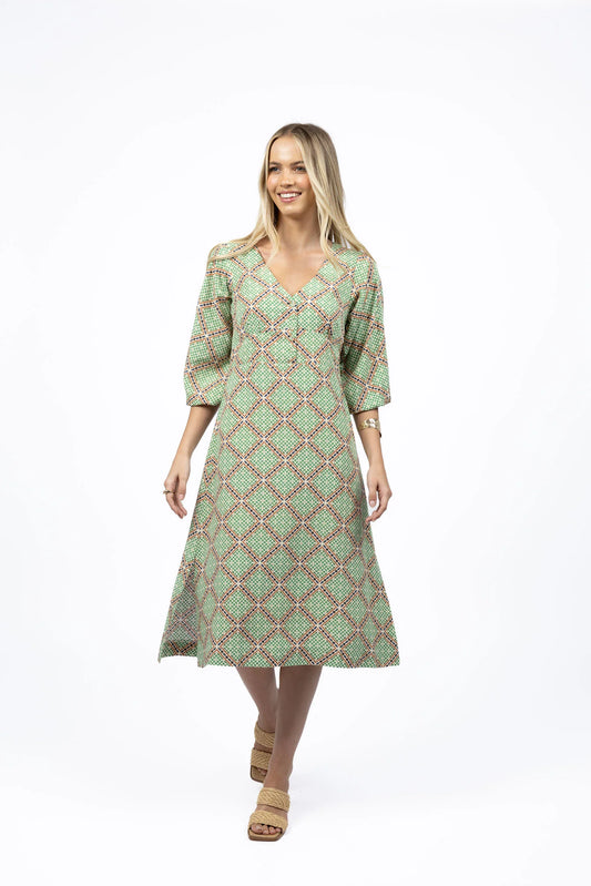 HUMIDITY MARRAKESH MIDI DRESS MARRA PRINT