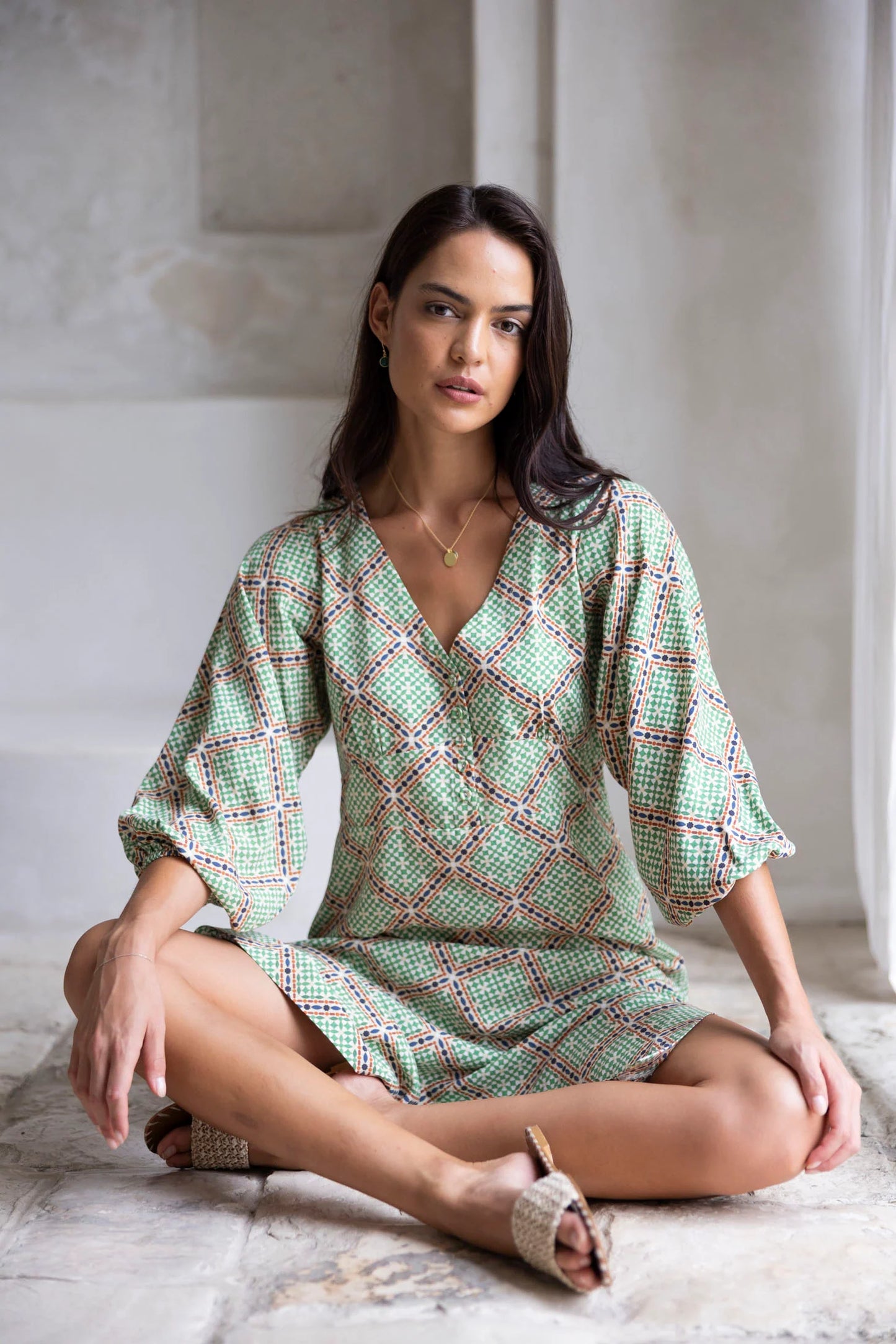 HUMIDITY MARRAKESH MIDI DRESS MARRA PRINT