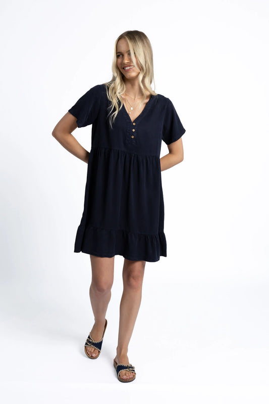 Humidity Holly Dress | Navy