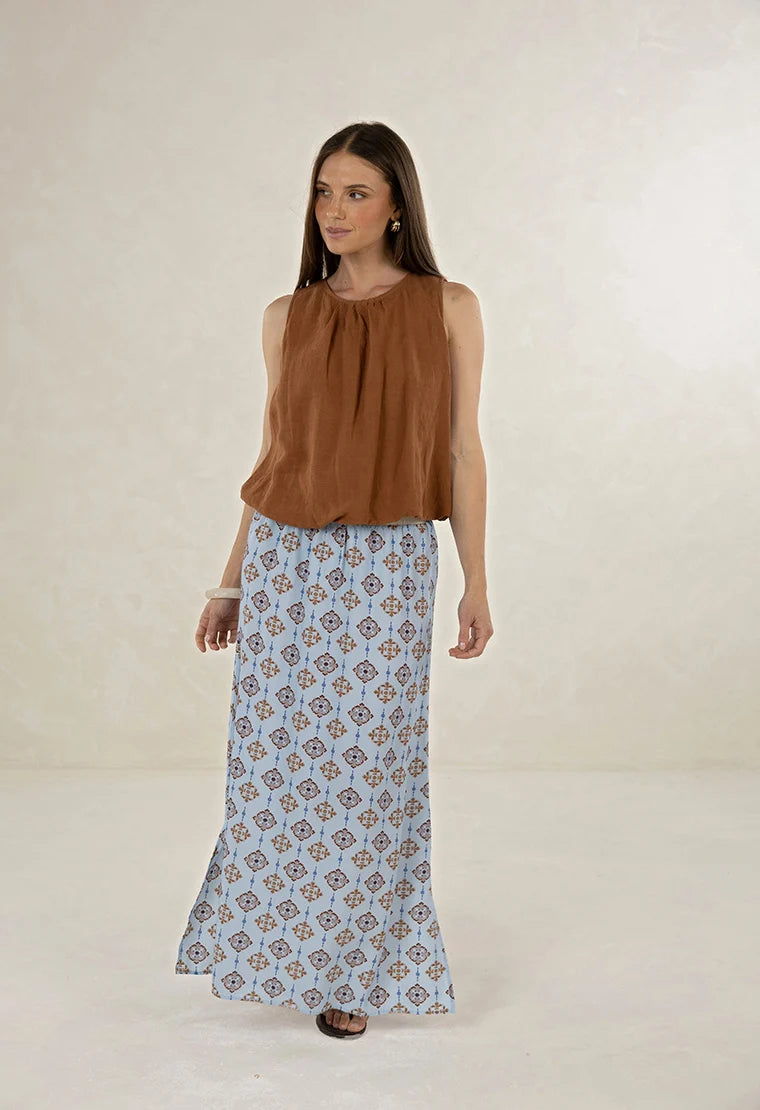 Humidity Samara Top | Tabacco