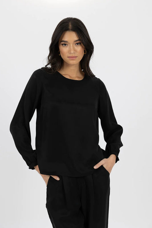 HUMIDITY SARA BLOUSE BLACK