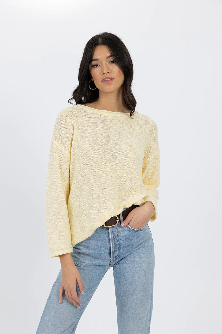 HUMIDITY SOFIA SWEATER LEMON