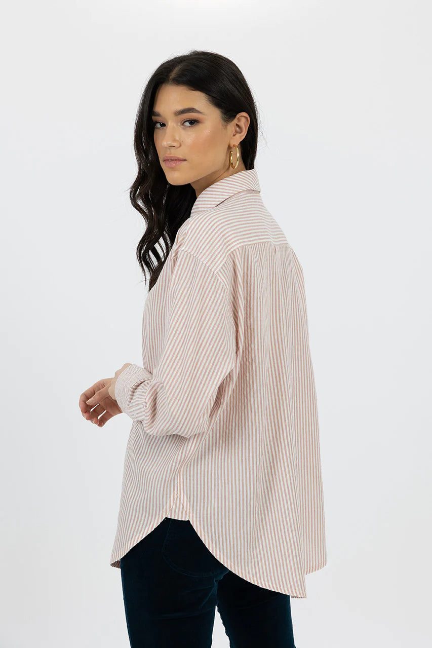 HUMIDITY SHIRT ZALI SHIRT PINK CLAY