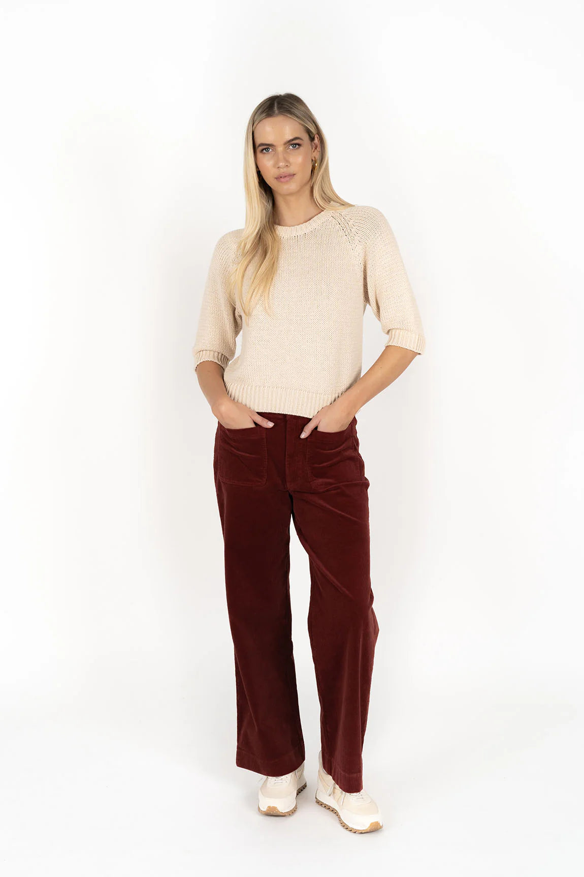 HUMIDITY SUKI CORD PANT RUST