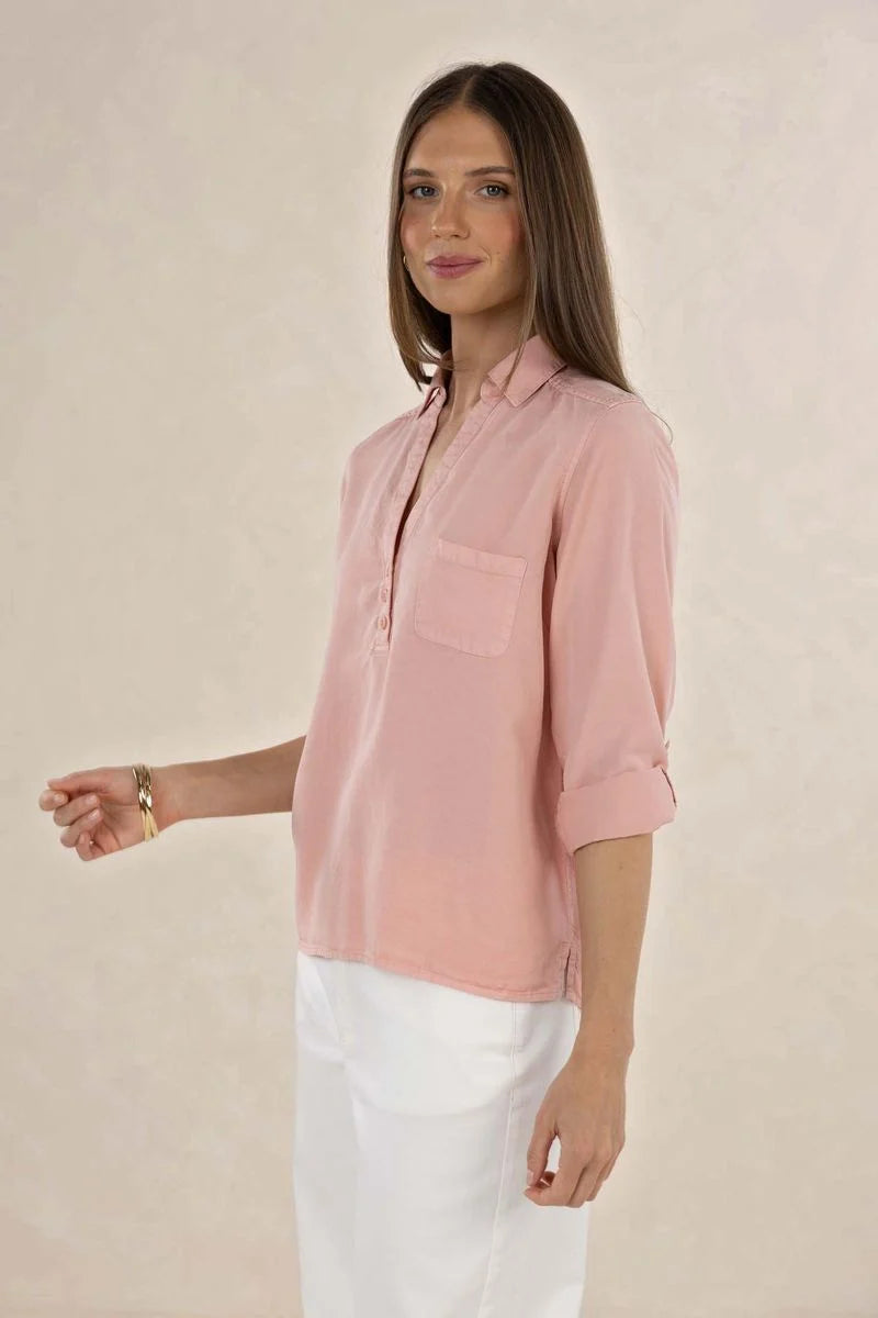 Humidity Leni Shirt | Peony