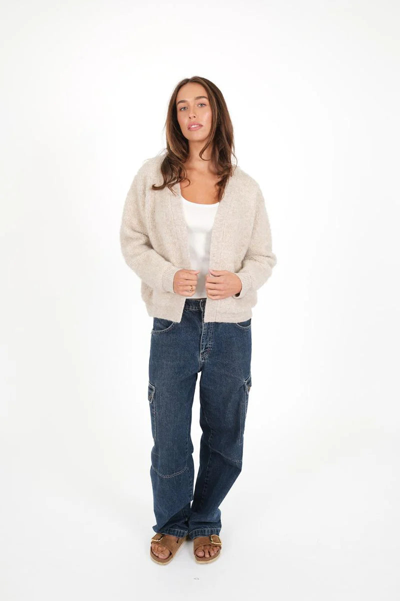 TITCHIE THE BOMBER JACKET OATMEAL