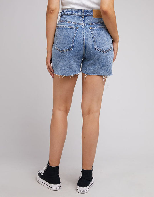 ALL ABOUT EVE BOBBY CUT OFF SHORT LIGHT BLUE