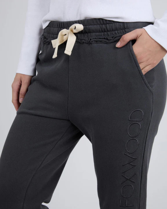 Foxwood Simplified Track Pant | Dark Charcoal