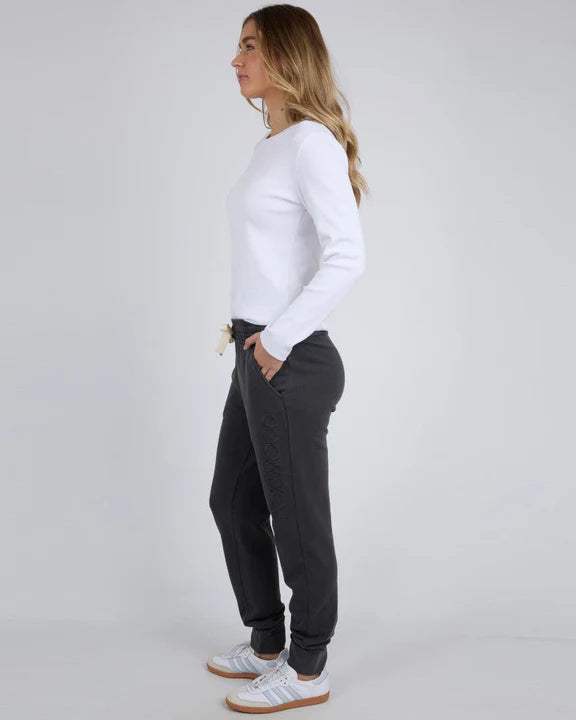 Foxwood Simplified Track Pant | Dark Charcoal