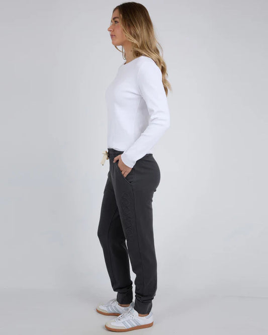 Foxwood Simplified Track Pant | Dark Charcoal