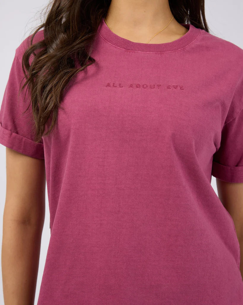 ALL ABOUT EVE WASHED TEE BLUSH