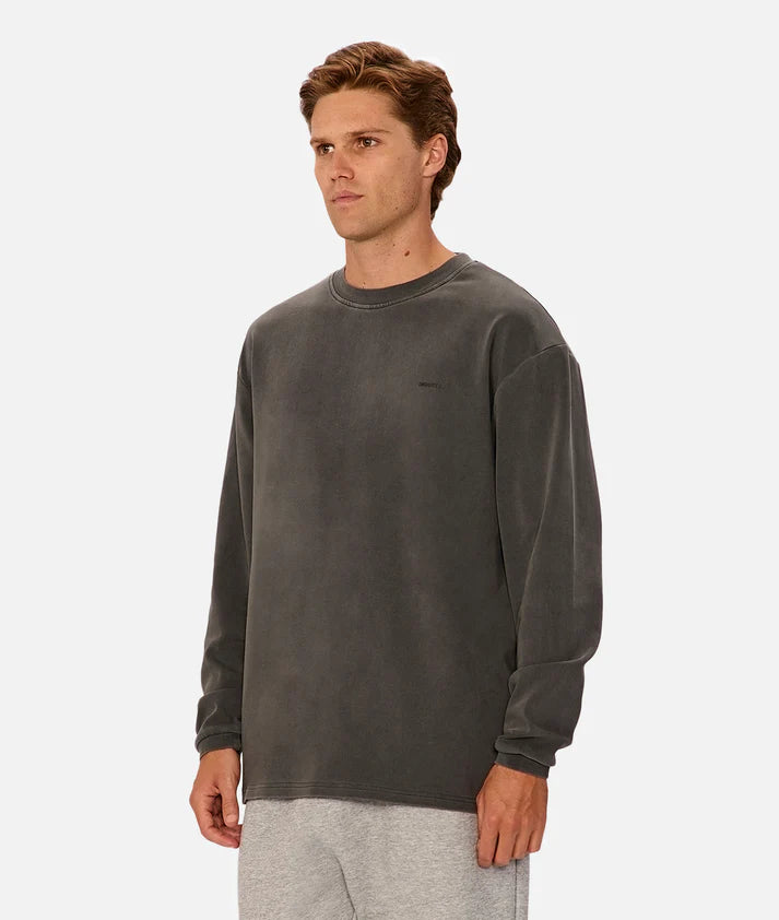 INDUSTRIE THE NEWPORT L/S TEE ONYX