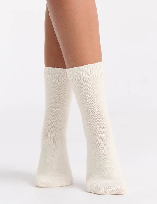 Levante Pina Crew Sock | Creme