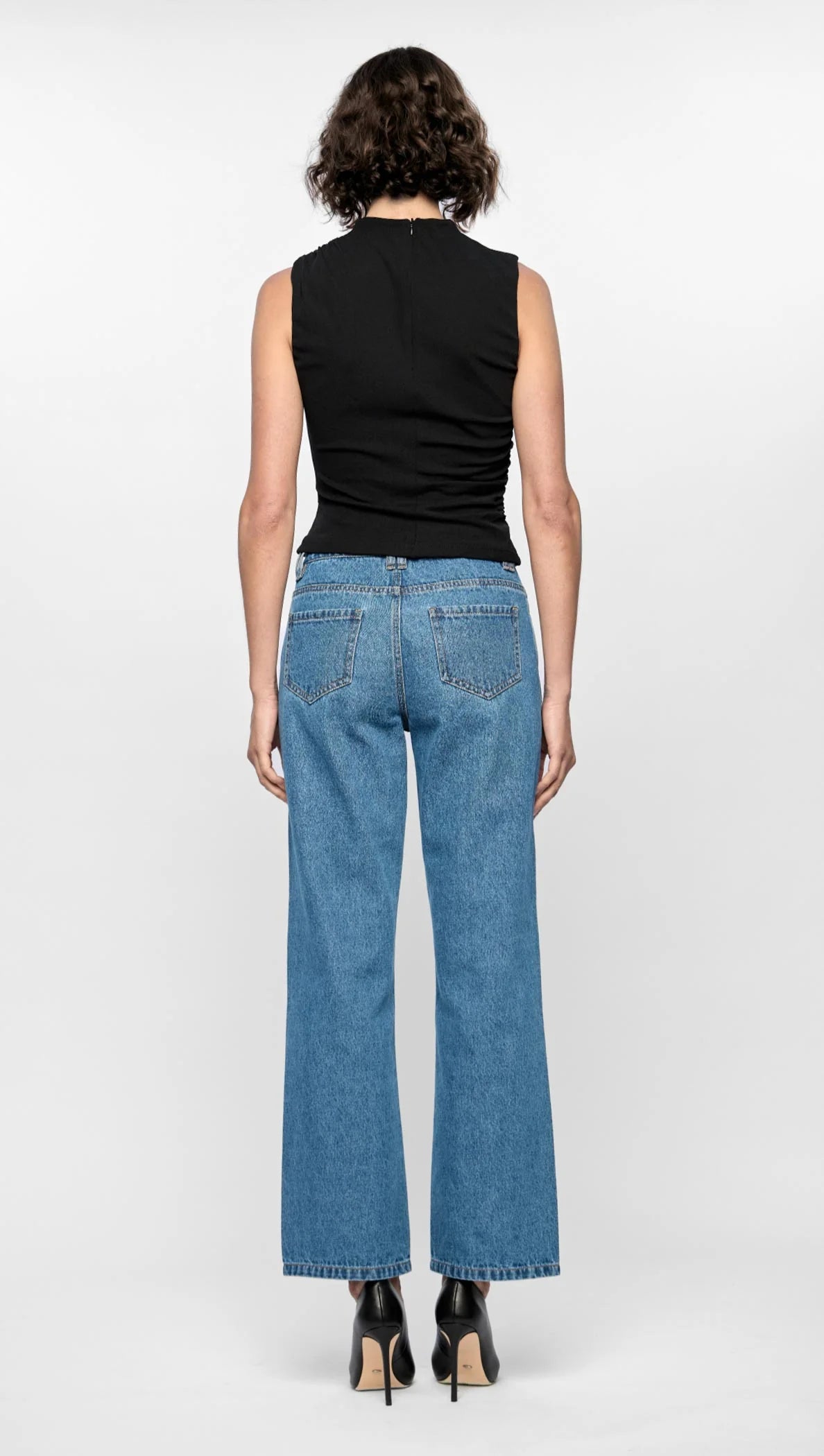 STAPLE THE LABEL MADDOX TOP BLACK