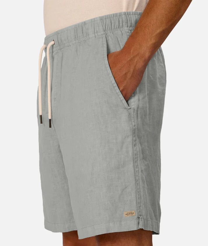 INDUSTRIE THE MARINA LINEN SHORT AEGEAN