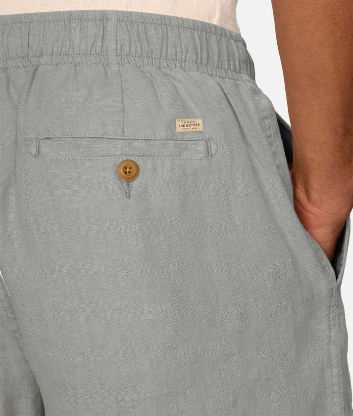 INDUSTRIE THE MARINA LINEN SHORT AEGEAN