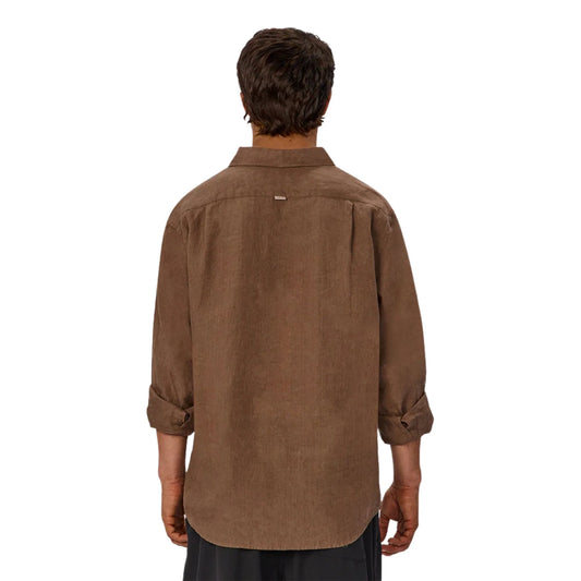 Industrie The St Martins Long Sleeve Shirt | Macchiato