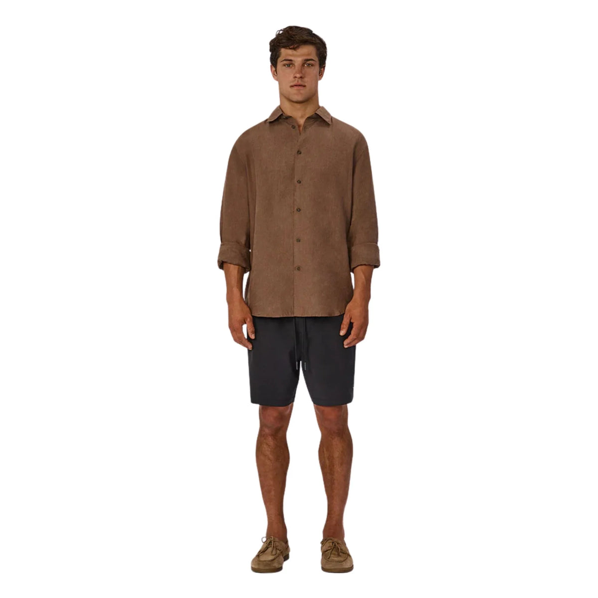 Industrie The St Martins Long Sleeve Shirt | Macchiato