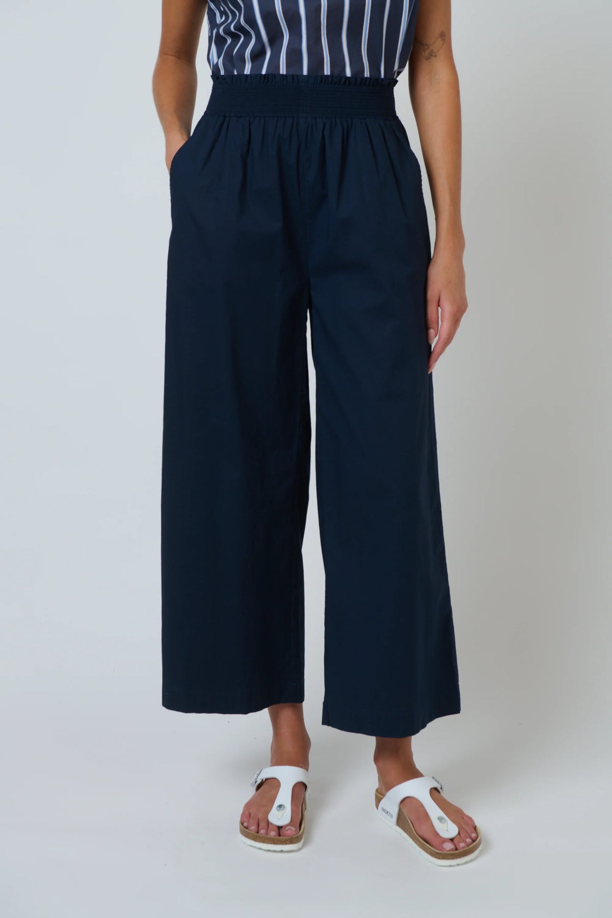 Namastai Cotton Pants | Navy