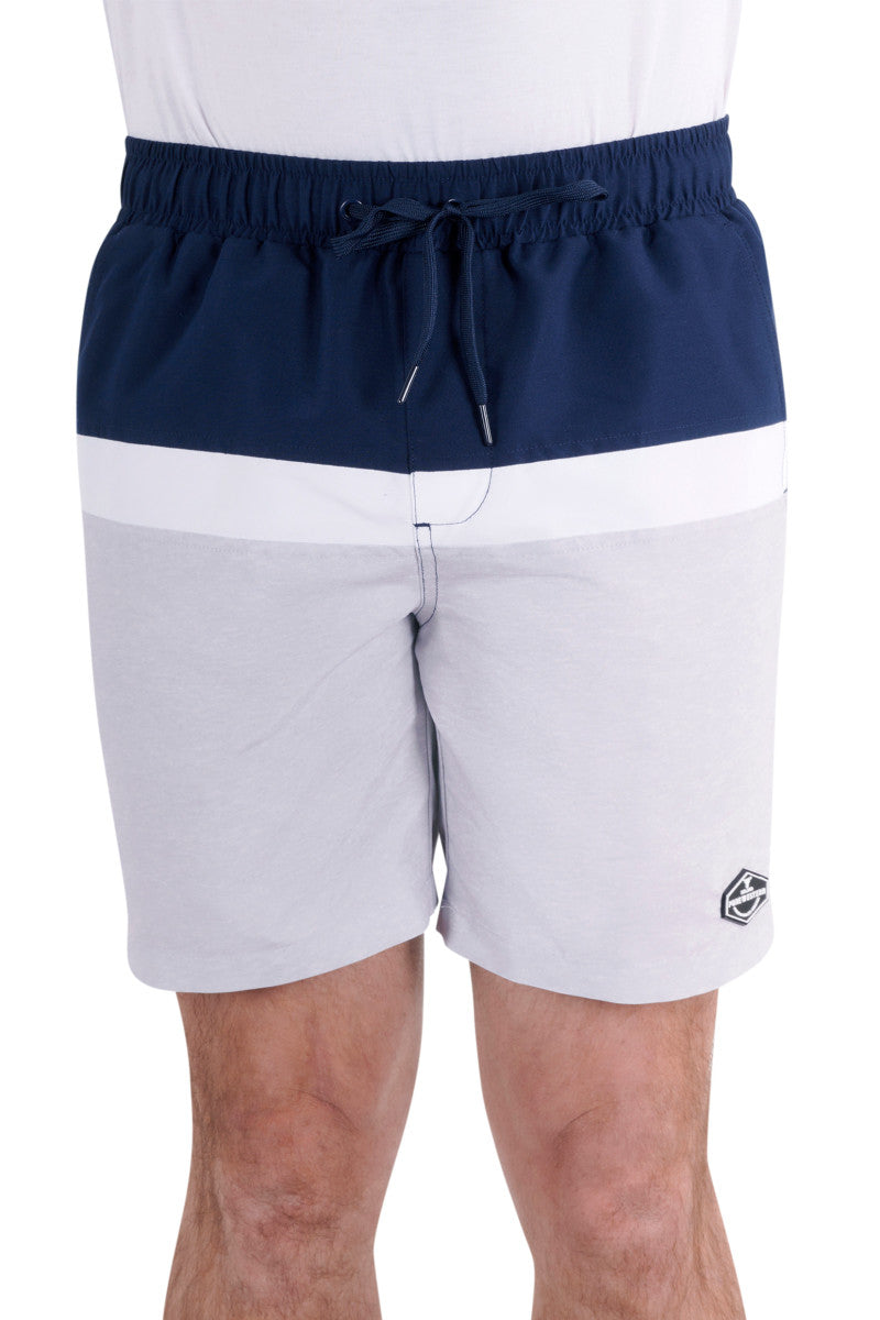 PURE WESTERN LIAM BOARDSHORT NAVY/GREY MARLE