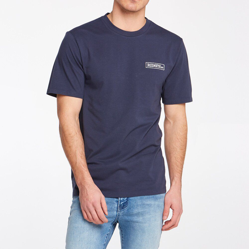 RIDERS TRADEMARK TEE NAVY