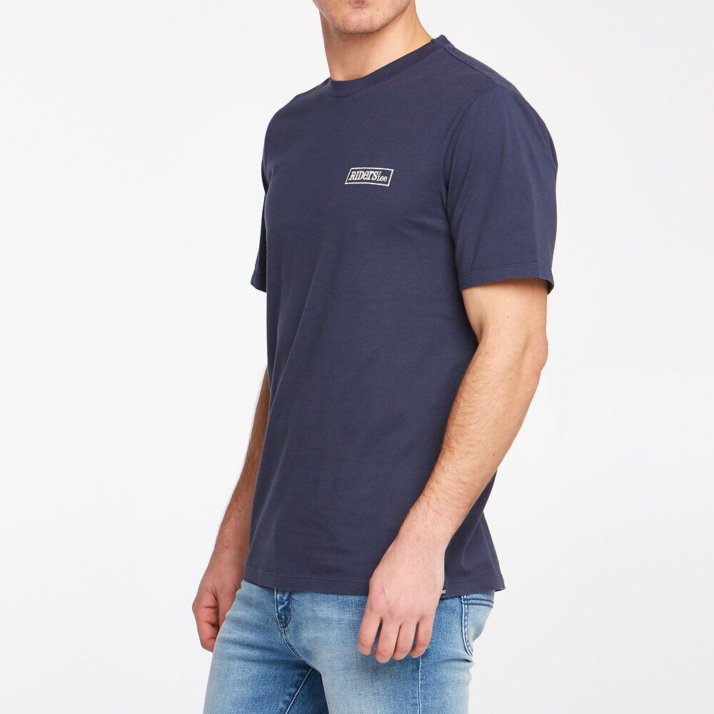 RIDERS TRADEMARK TEE NAVY