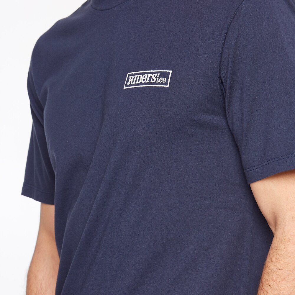 RIDERS TRADEMARK TEE NAVY