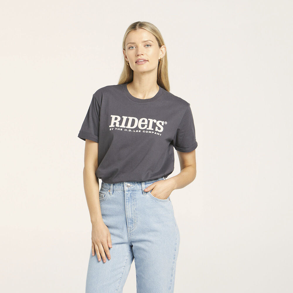 RIDERS RELAXED TEE GRAPHITE