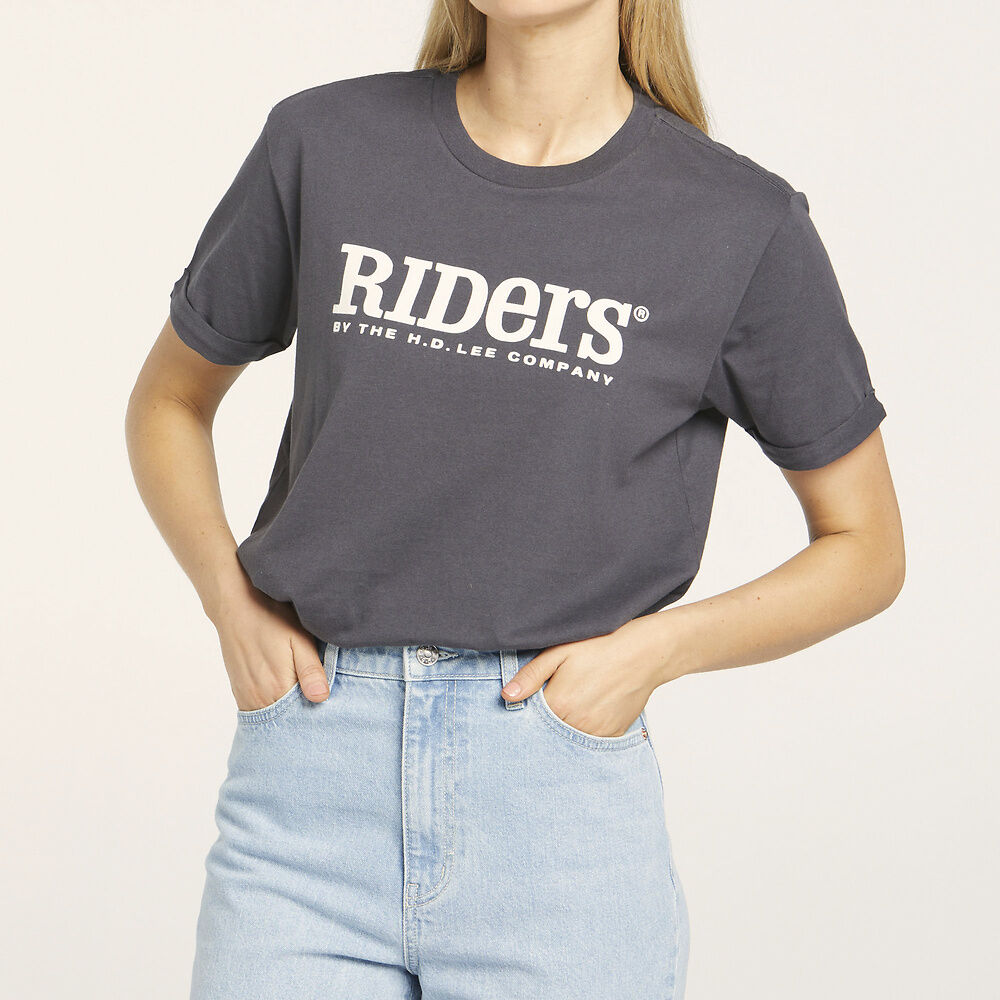 RIDERS RELAXED TEE GRAPHITE