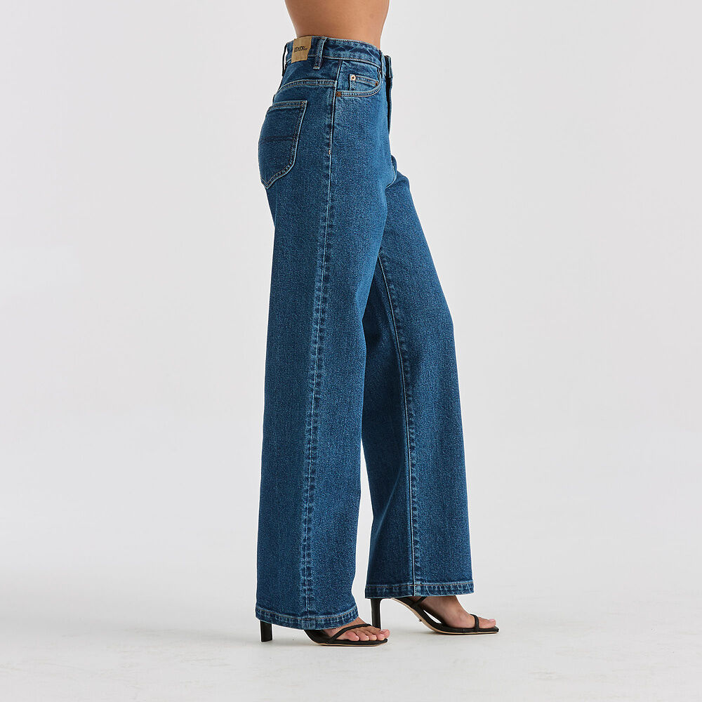 RIDERS HI WIDE JEAN AFTERGLOW