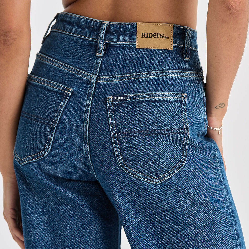 RIDERS HI WIDE JEAN AFTERGLOW