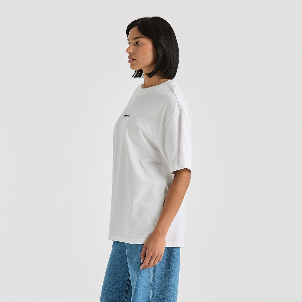 RIDERS ESSENTIAL SLOUCH TEE WHITE