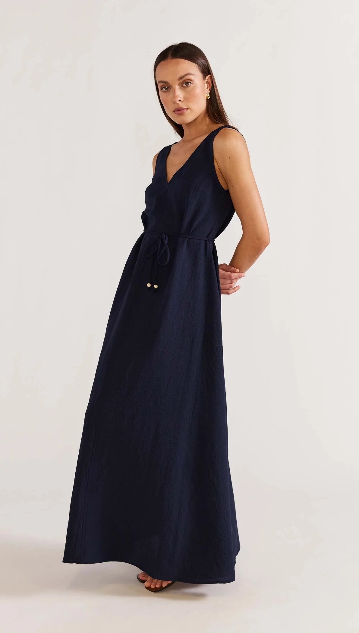 STAPLE THE LABEL REMY MAXI DRESS NAVY