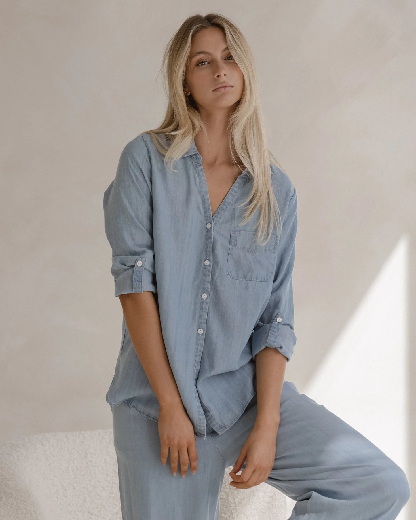 SASS RYE SHIRT CHAMBRAY