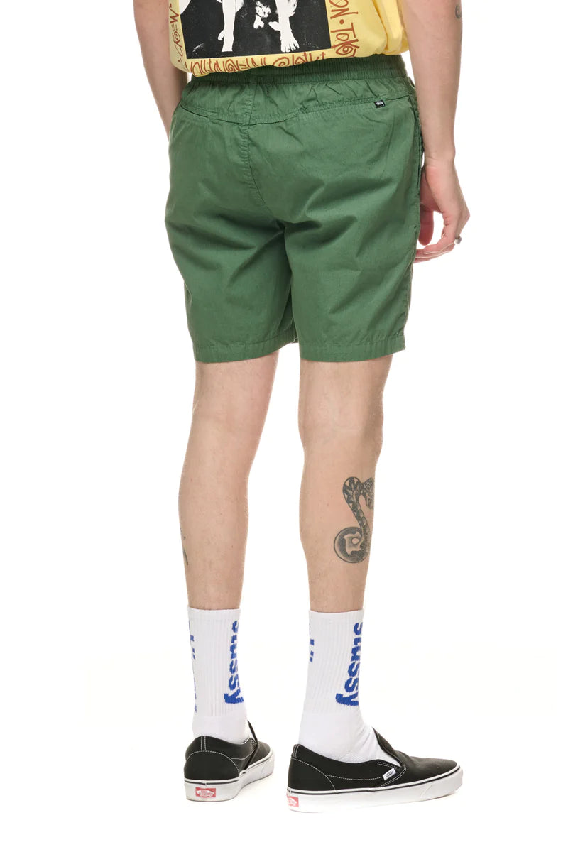 STUSSY BASIC STOCK BEACHSHORT GREEN