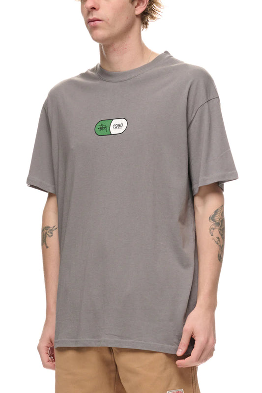 STUSSY CAPSULE SHORT SLEEVE TEE GREY