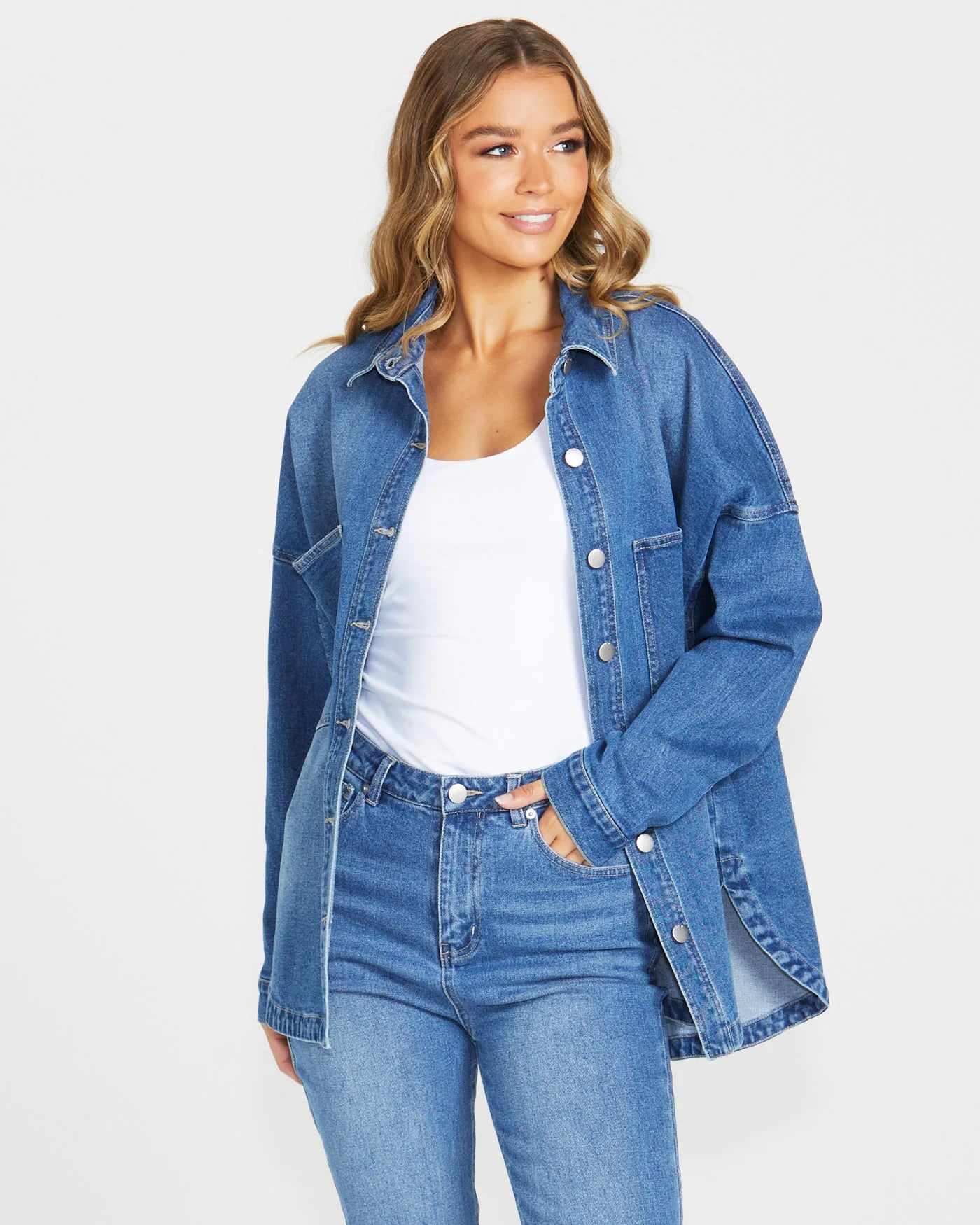 SASS JASMINE DENIM JACKET 80 VINTAGE WASH