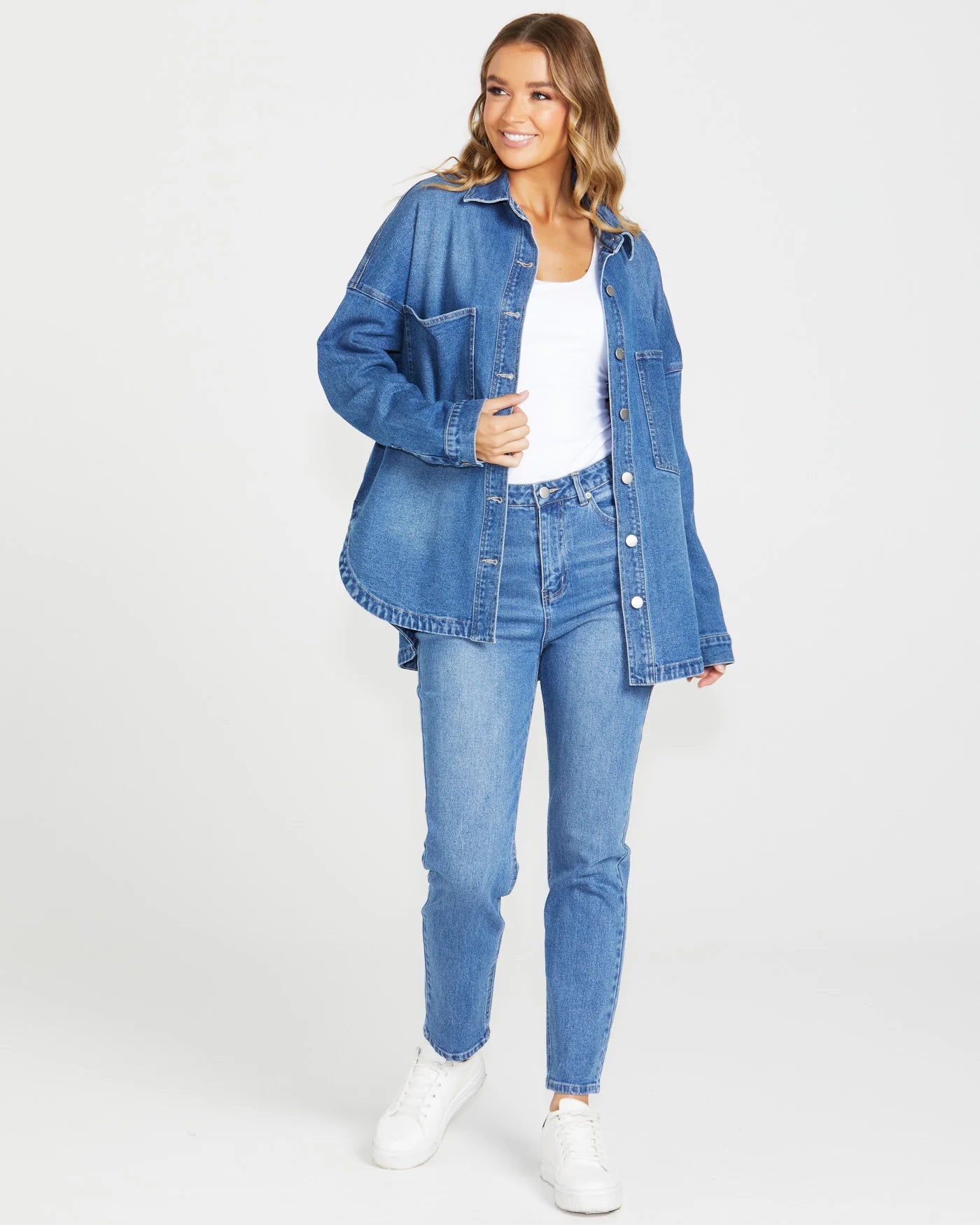 SASS JASMINE DENIM JACKET 80 VINTAGE WASH