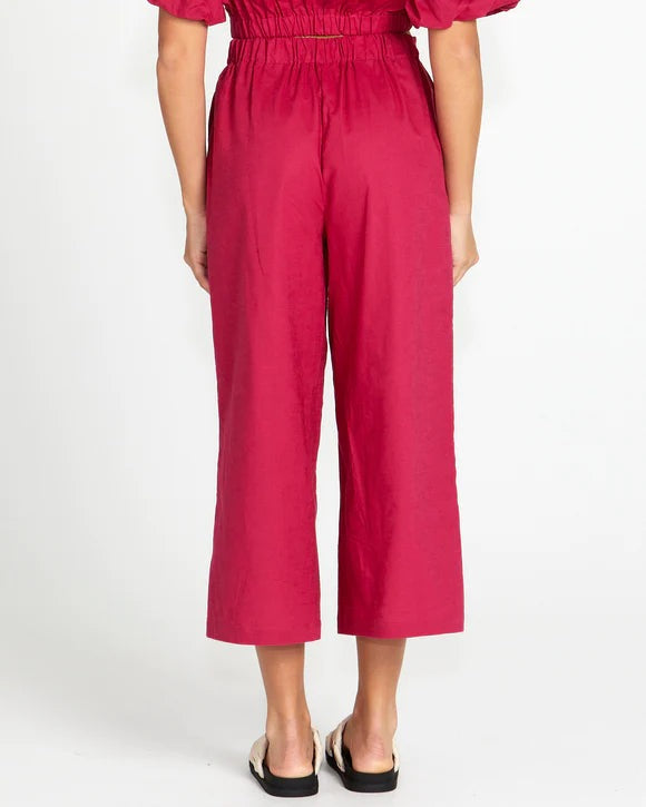 SASS MARNIE RELAXED PANT BERRY