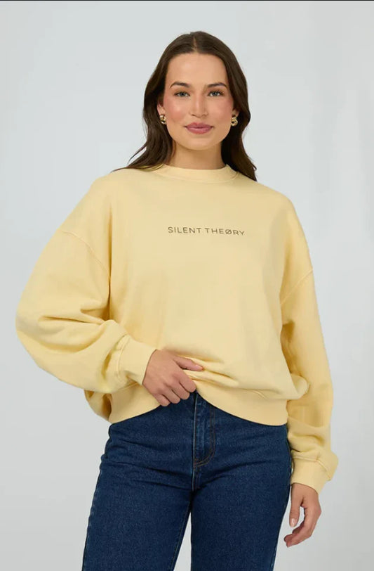 SILENT THEORY LOGO CREW LEMON