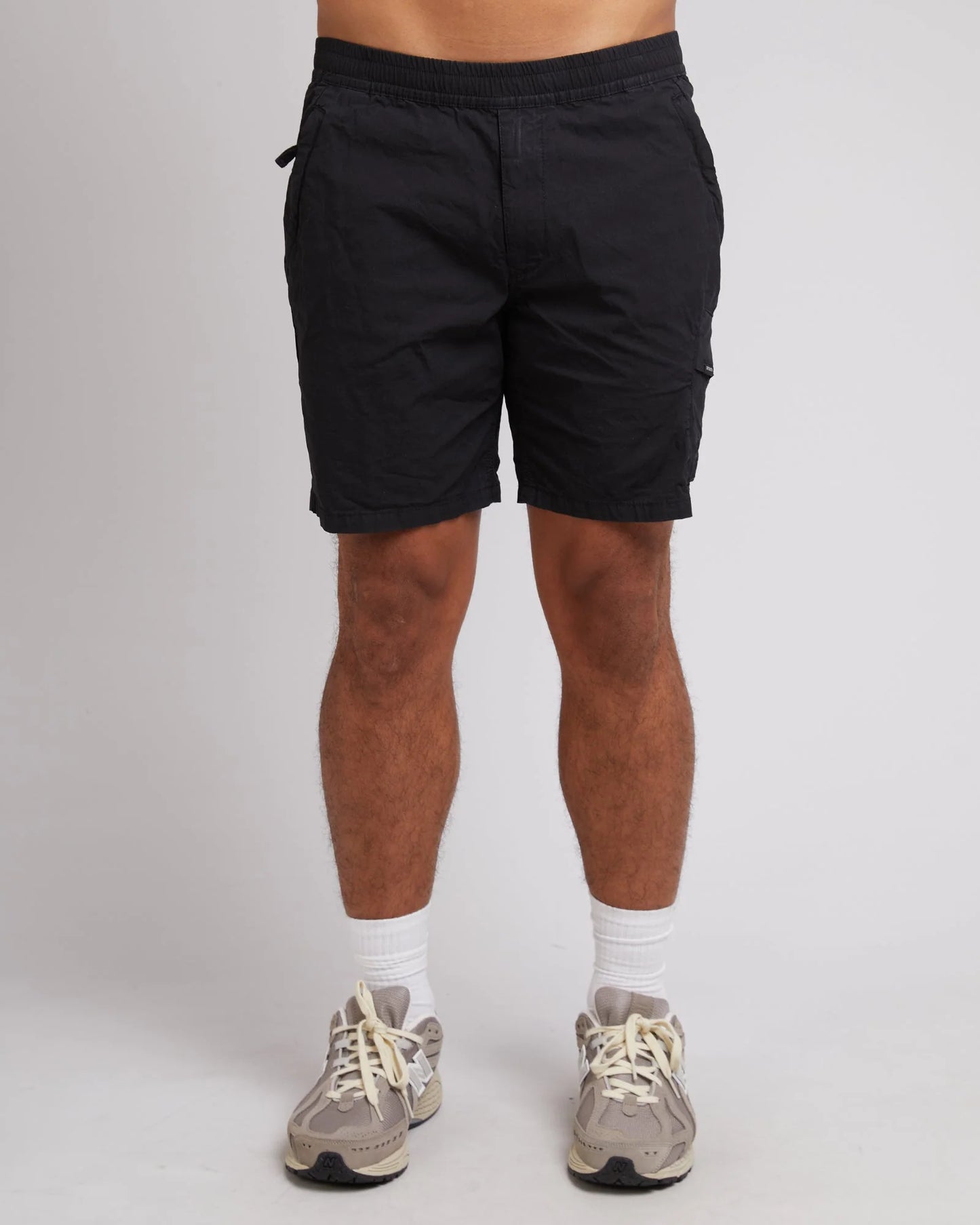 ST GOLIATH HD TWILL SHORT WASHED BLACK